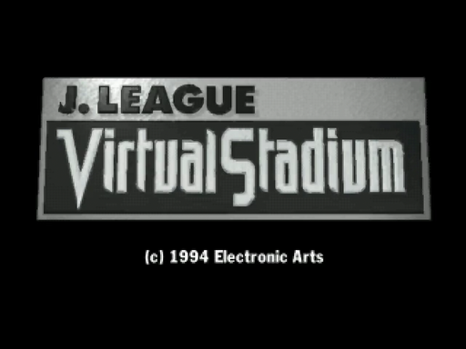 J-League Virtual Stadium title screen for 3DO